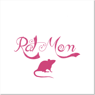 Rat Mom - Pink Posters and Art